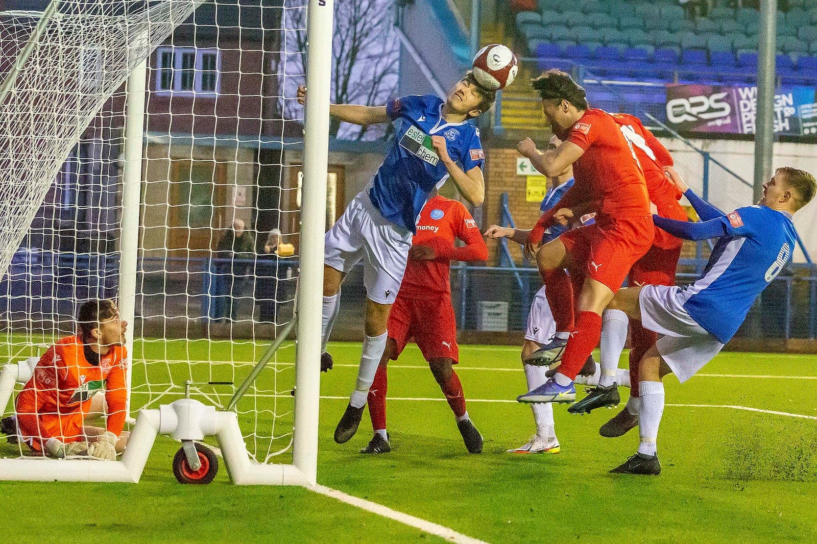 Leek Town v Warrington Rylands, NPL Division One West, 19 December 2021