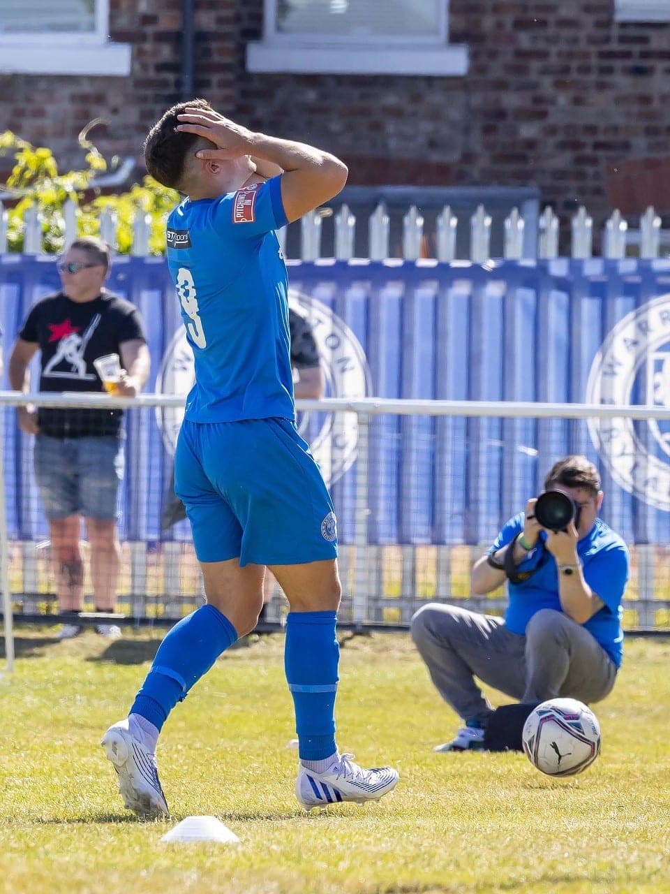 Warrington Rylands v Salford City FC, Pre-season friendly, 2022/23