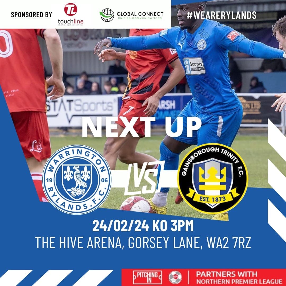 Match Preview: Gainsborough Trinity (H)