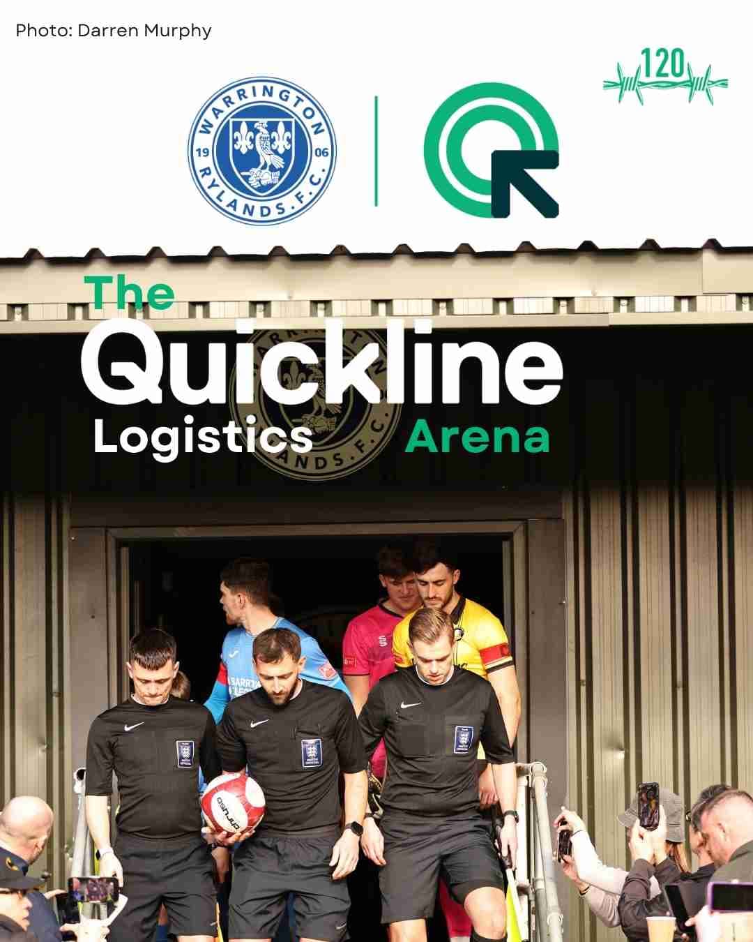 Warrington Rylands FC Announce New Ground Sponsorship Deal with Quickline Logistics